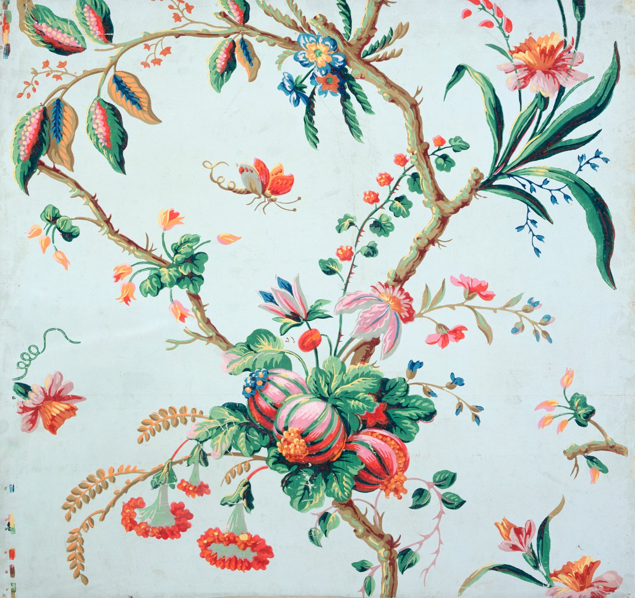 Design floreale per carta da parati da Jean Baptiste Réveillon