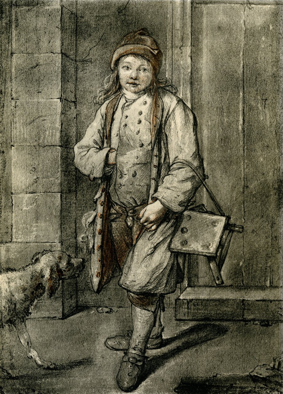 Il lustrascarpe da Jean Baptiste Simeon Chardin