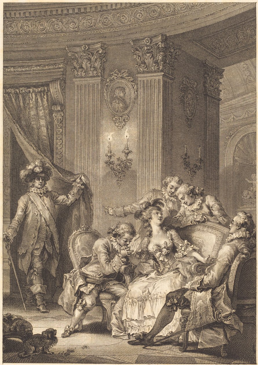 Il marito confessore da Jean Baptiste Tilliard and Antoine Jean Duclos after Jean Honoré Fragonard