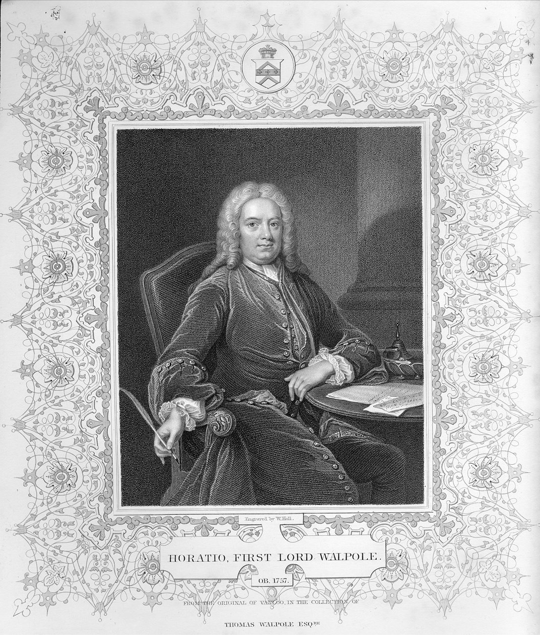 Horatio Walpole da Jean Baptiste Vanloo
