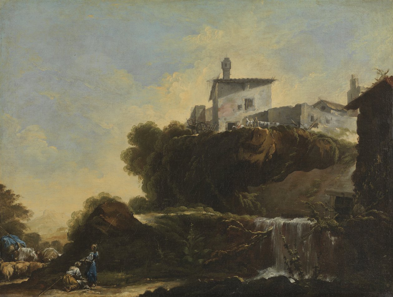 Paesaggio italiano, 1749 da Jean Barbault