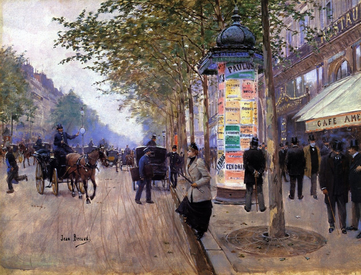 Chiamare un taxi da Jean Beraud