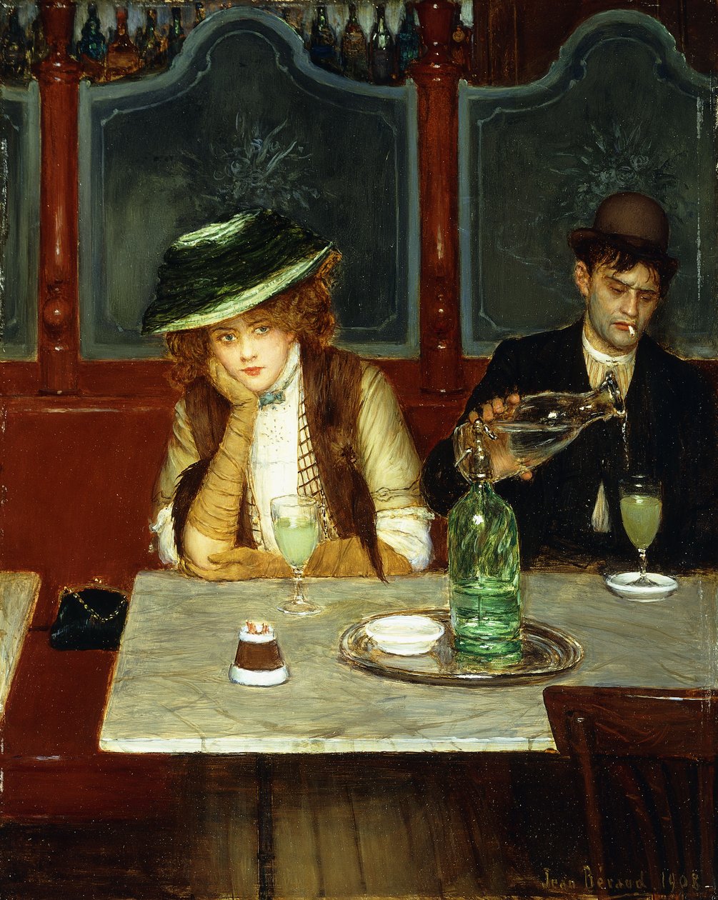 I bevitori di assenzio da Jean Beraud