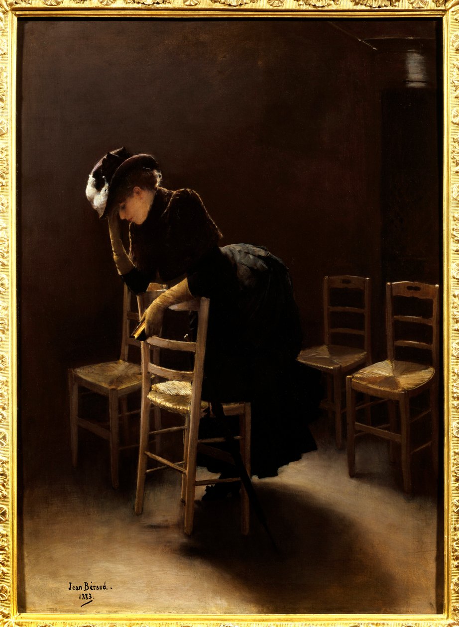 La preghiera. Dipinto di Jean Beraud da Jean Beraud