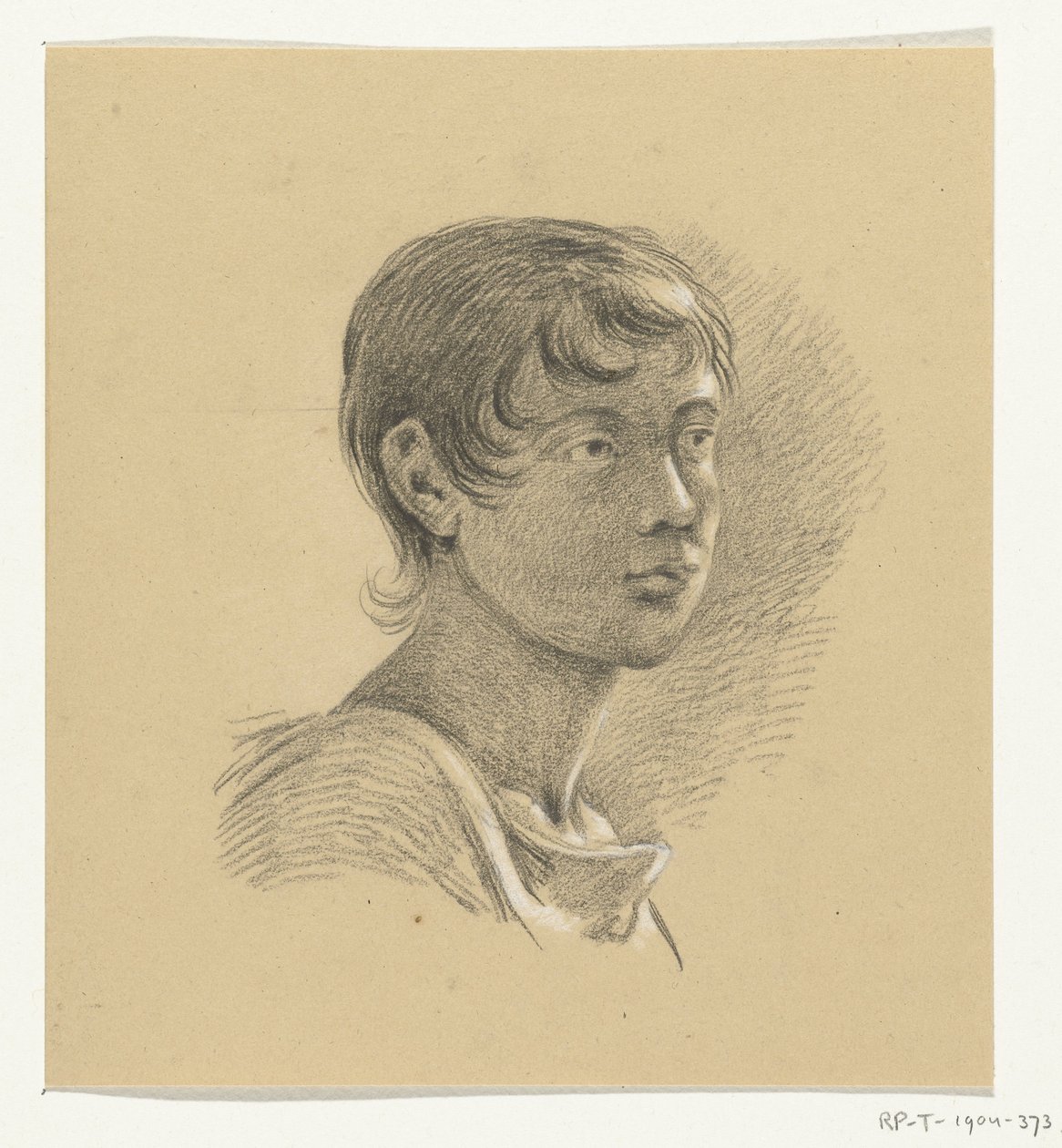 Testa di un ragazzo, verso destra da Jean Bernard