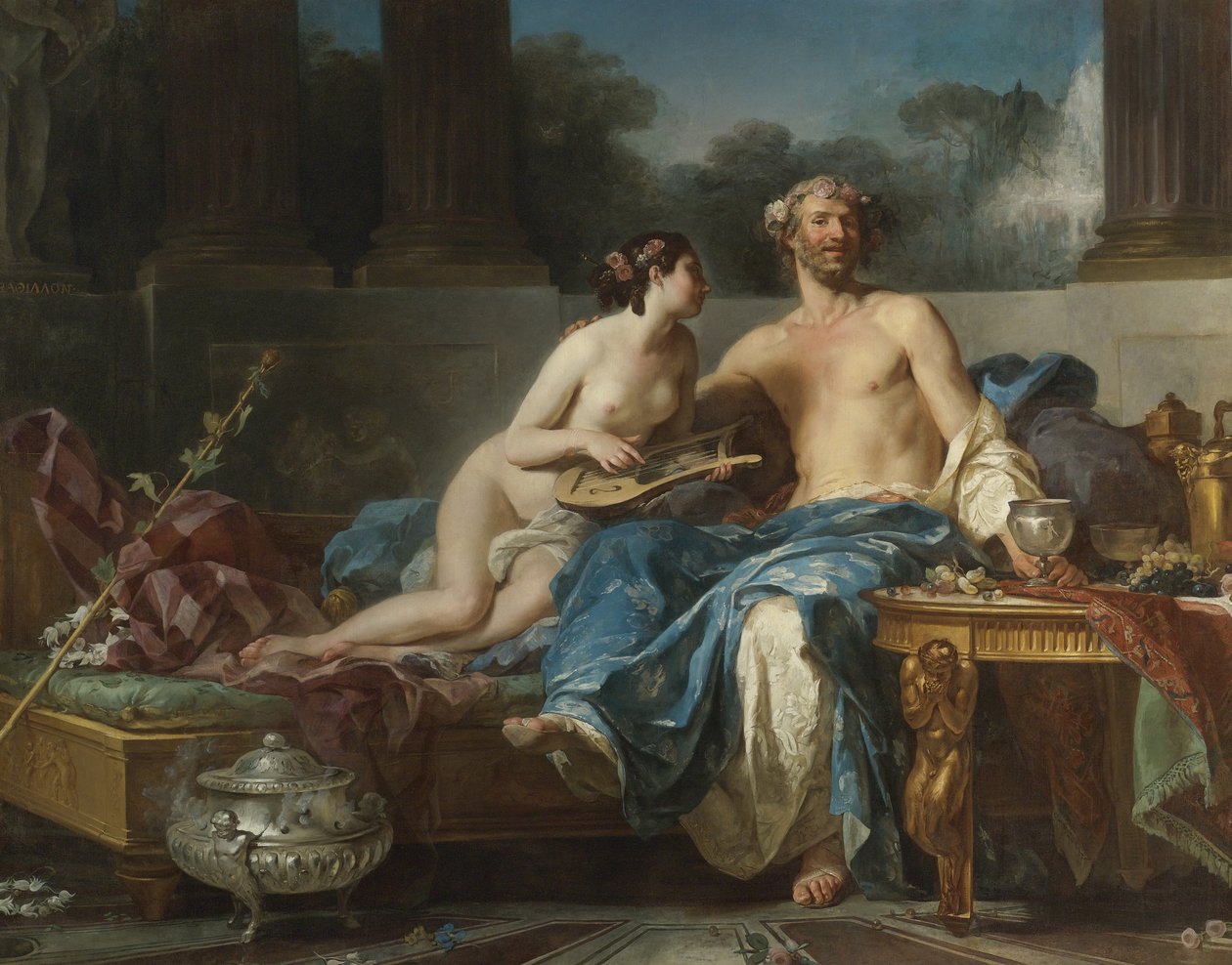 I piaceri di Anacreonte da Jean Bernard Restout