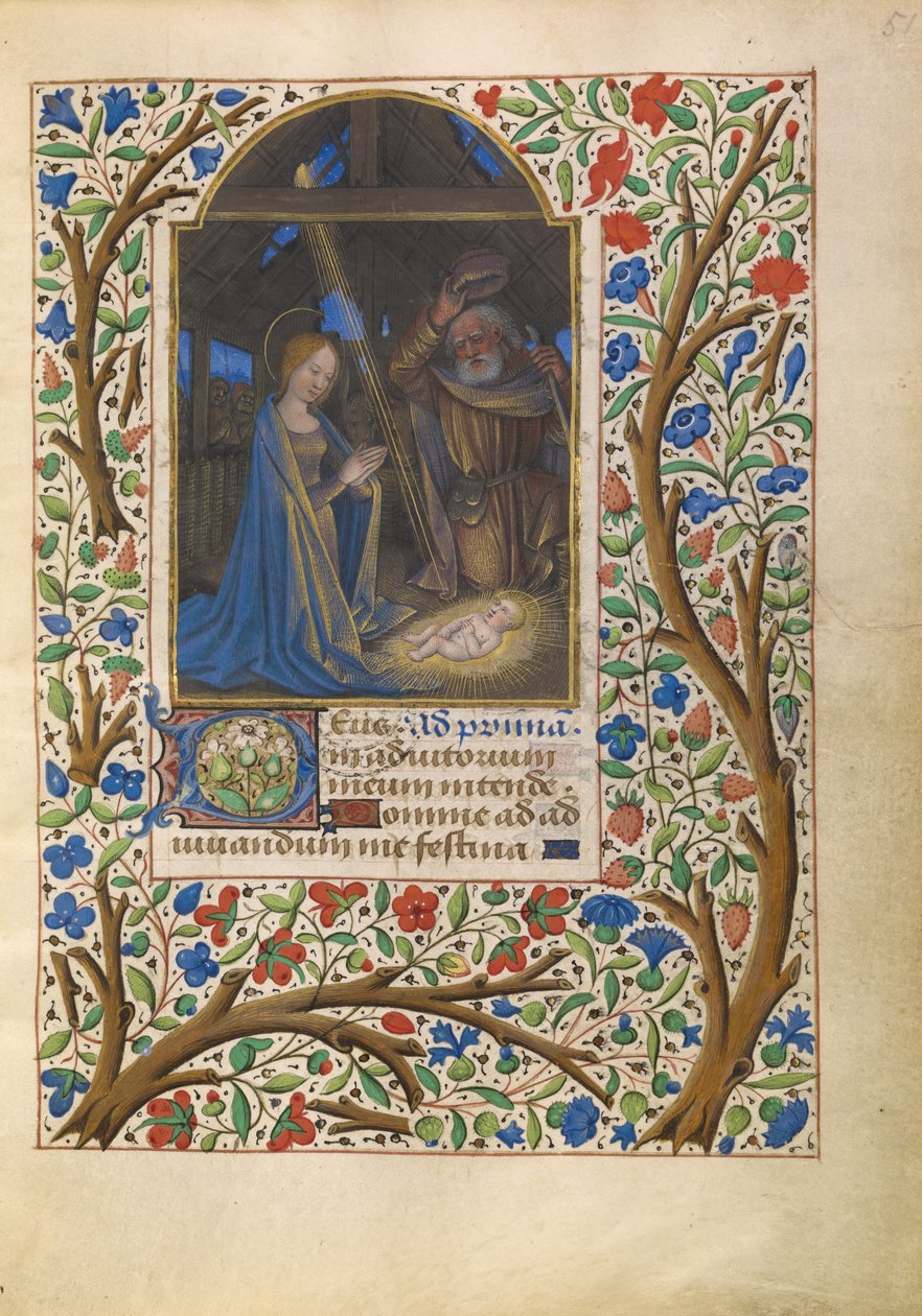 La Natività da Jean Bourdichon