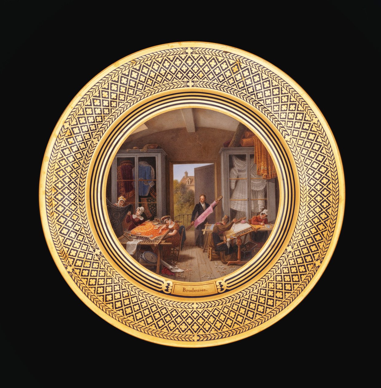 Brodeuse, c.1820-35 da Jean Charles Develly