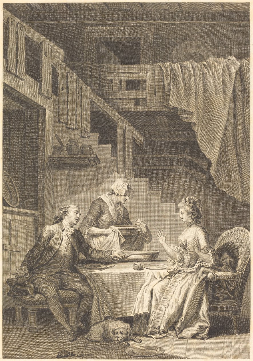 Il falco da Jean Dambrun and Jean Baptiste Tilliard after Jean Honoré Fragonard