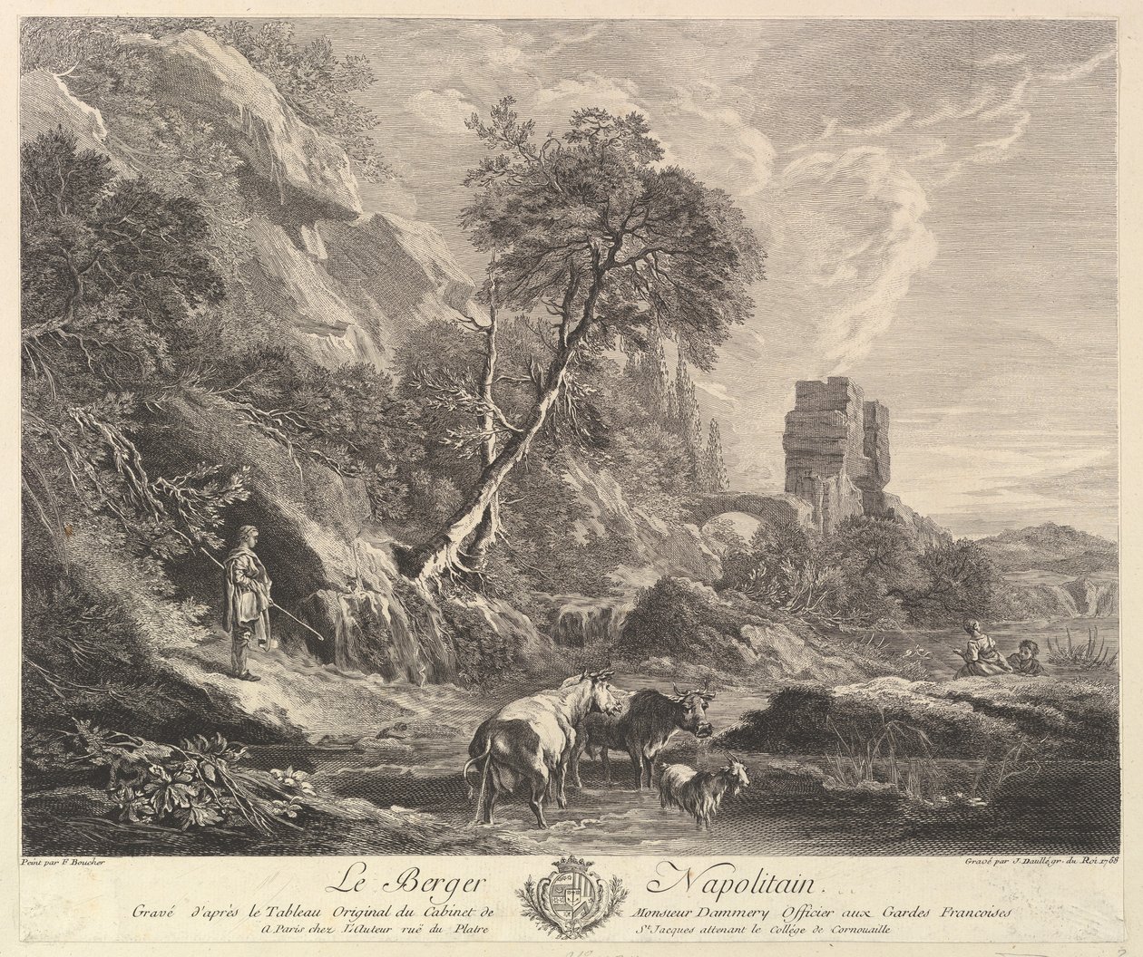 Pastore napoletano da Jean Daullé