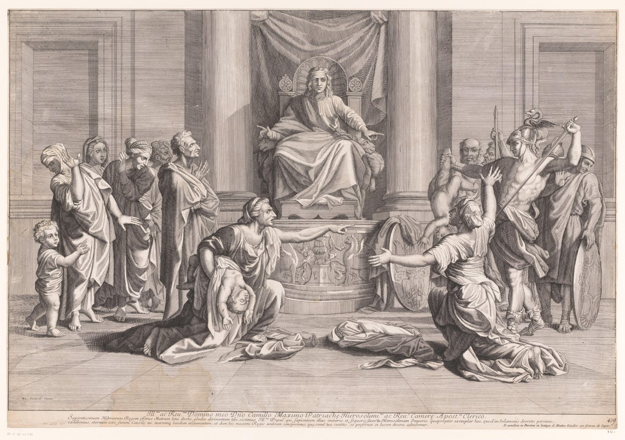 Giudizio di Salomone da Jean Dughet (attributed to)