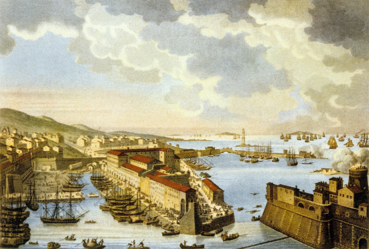 La Valletta, Malta da Jean Duplessi Bertaux