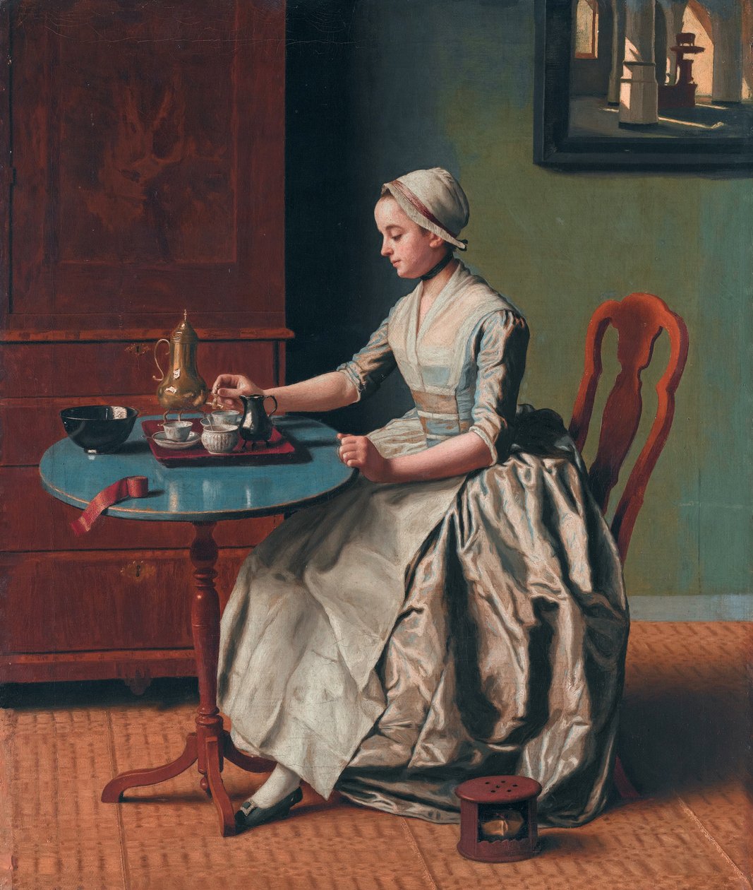 Una ragazza olandese a colazione da Jean Étienne Liotard