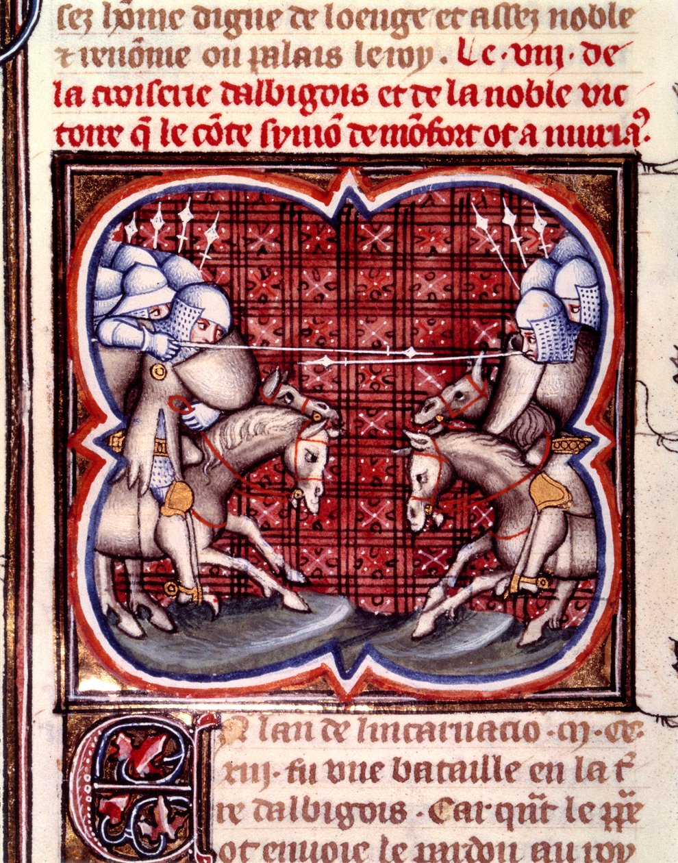 Battaglia di Muret (12 settembre da Jean Fouquet