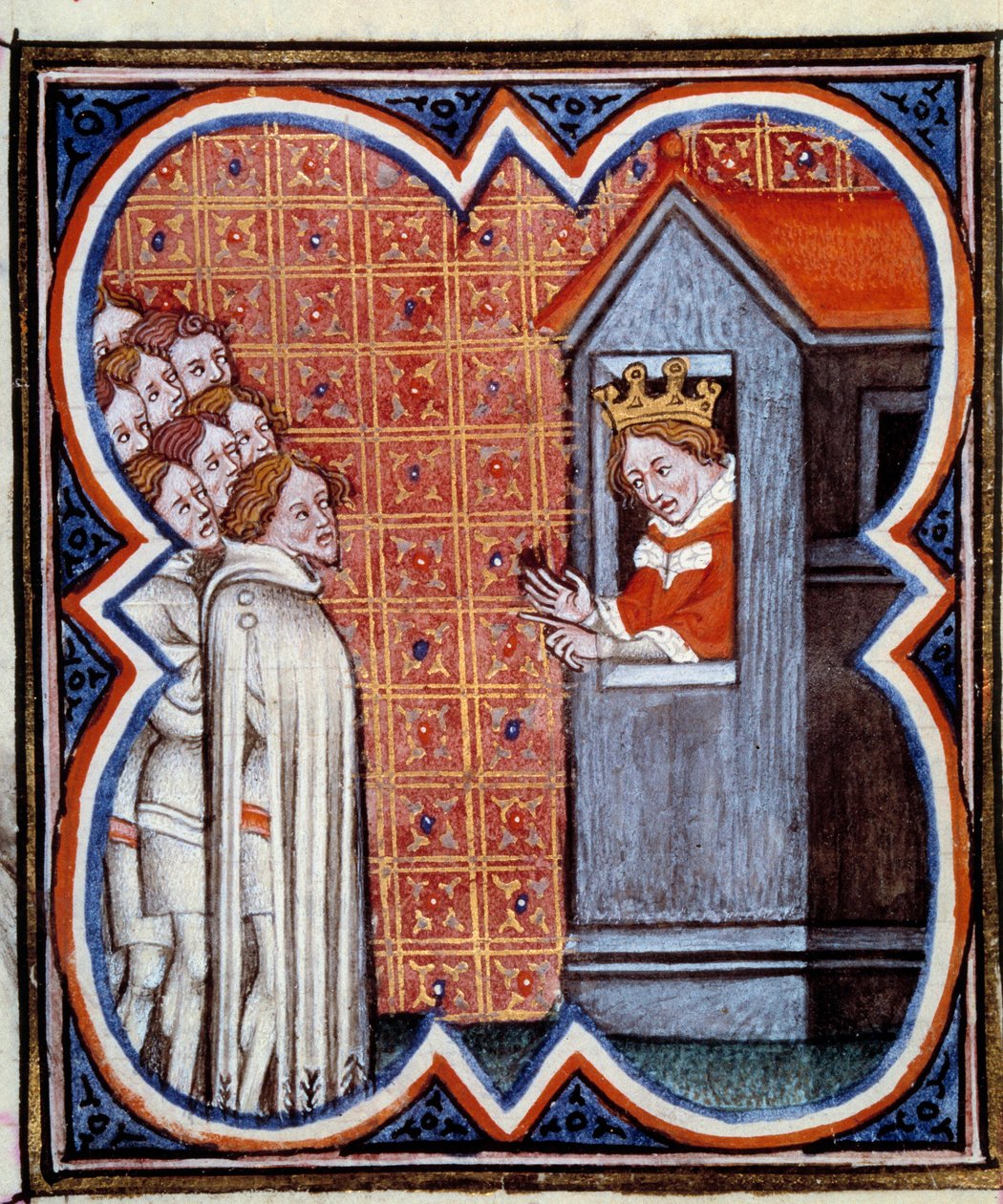 Carlo II il re malvagio di Navarra da Jean Fouquet