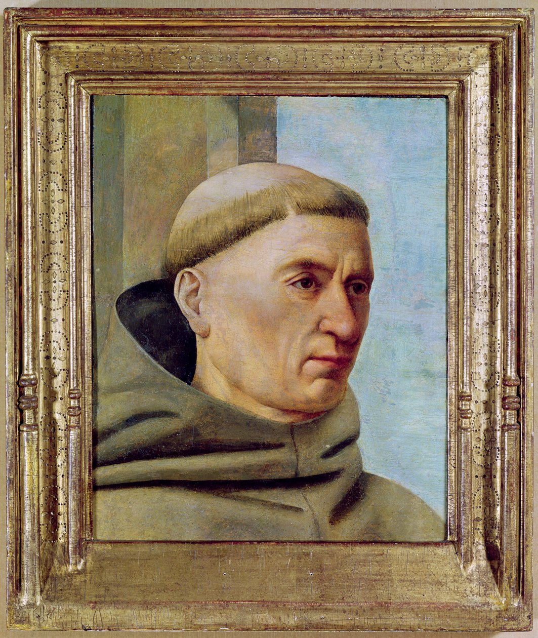 Testa di un monaco da Jean Fouquet