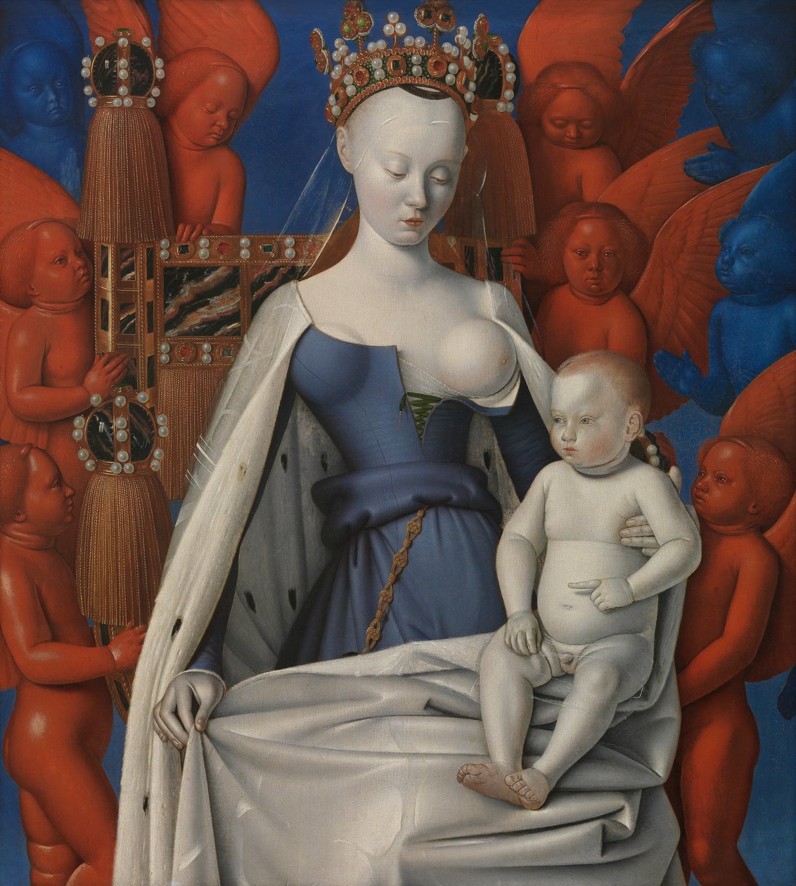 Madonna che allatta da Jean Fouquet