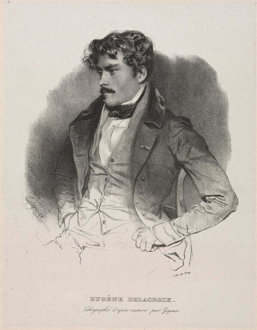 Eugène Delacroix da Jean Francois Gigoux