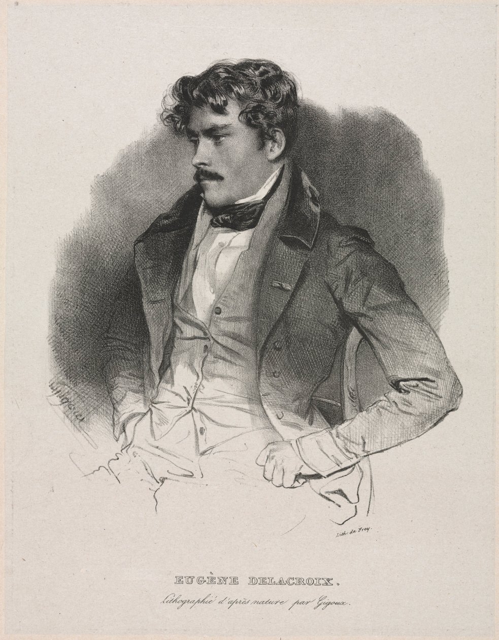 Eugène Delacroix da Jean Francois Gigoux