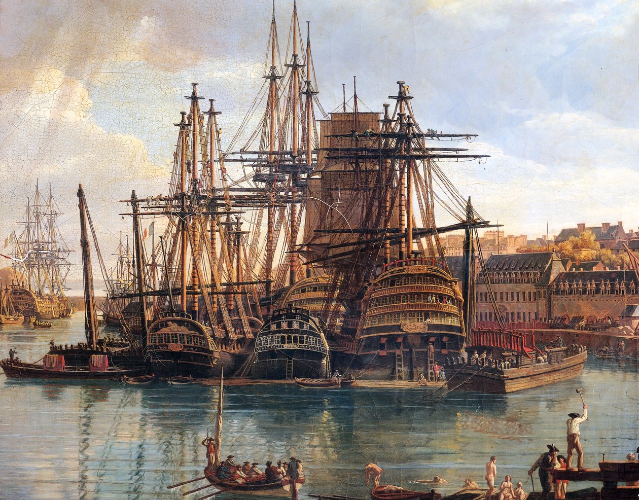 Il Porto di Brest da Jean Francois Hue