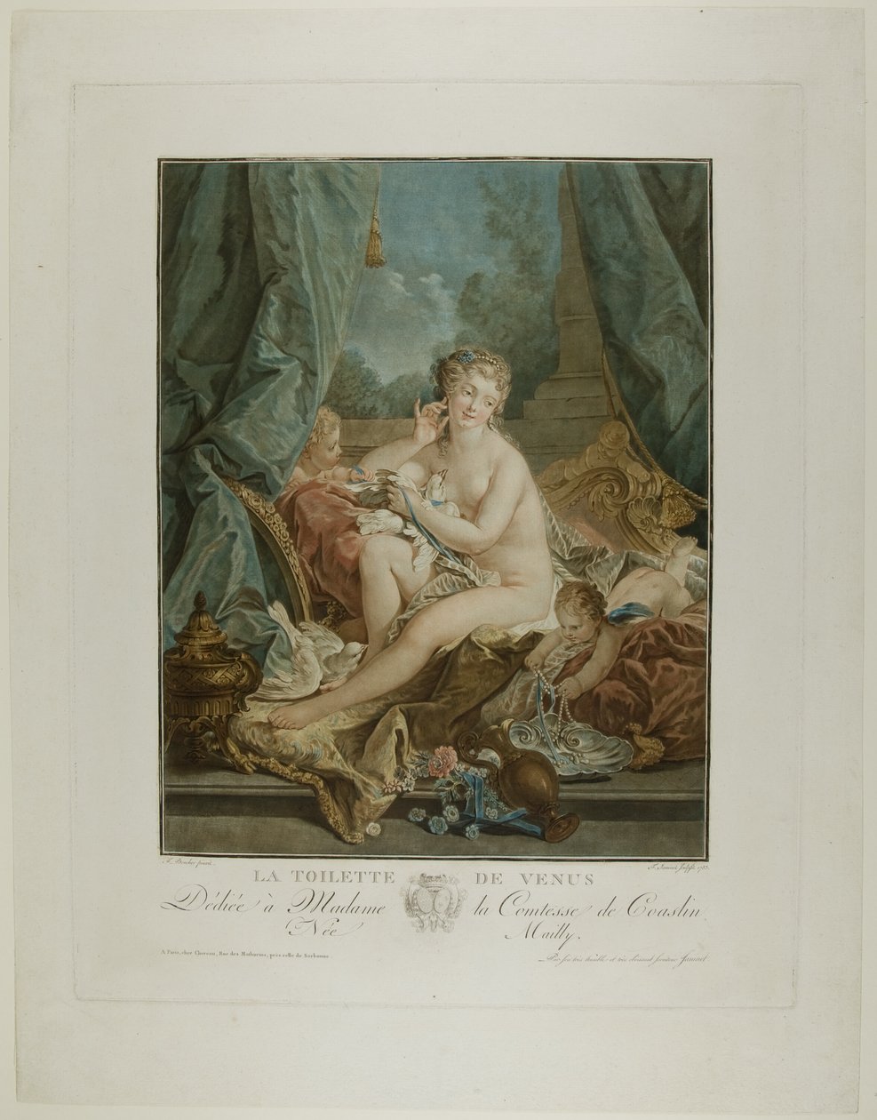 La toilette di Venere da Jean Francois Janinet