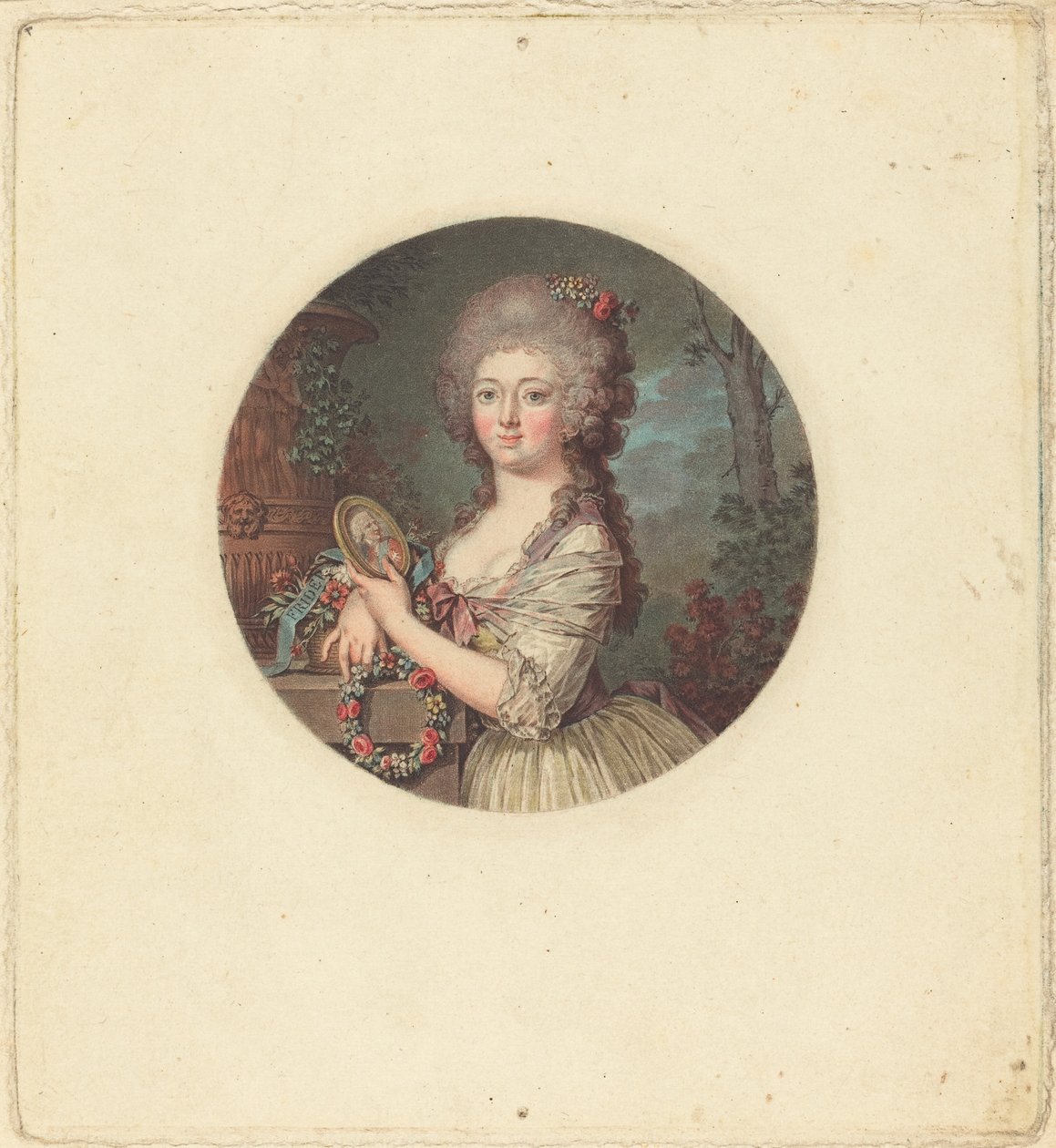 Ritratto di una giovane principessa da Jean Francois Janinet