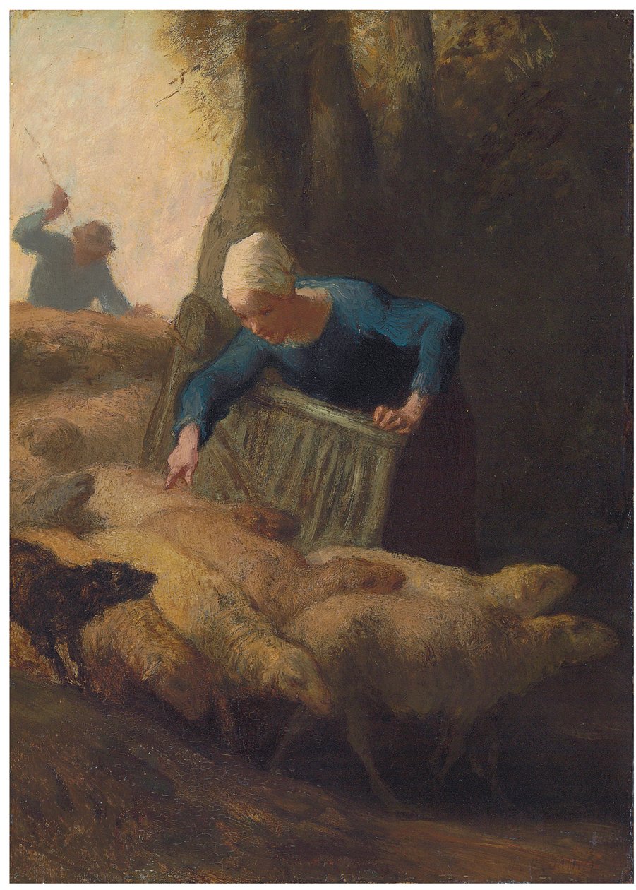 Contando il gregge, 1847-49 da Jean Francois Millet