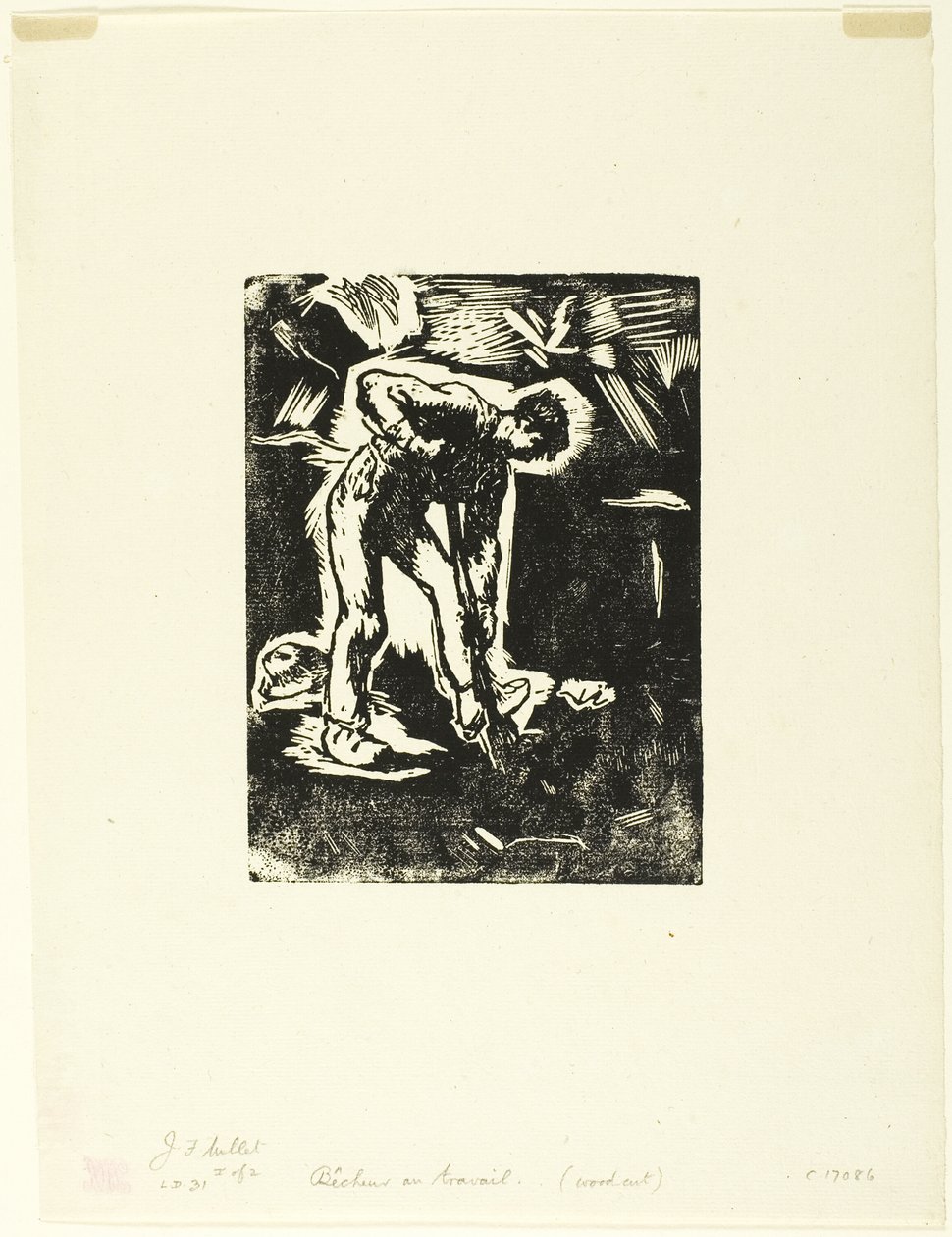 Contadino che Scava da Jean Francois Millet