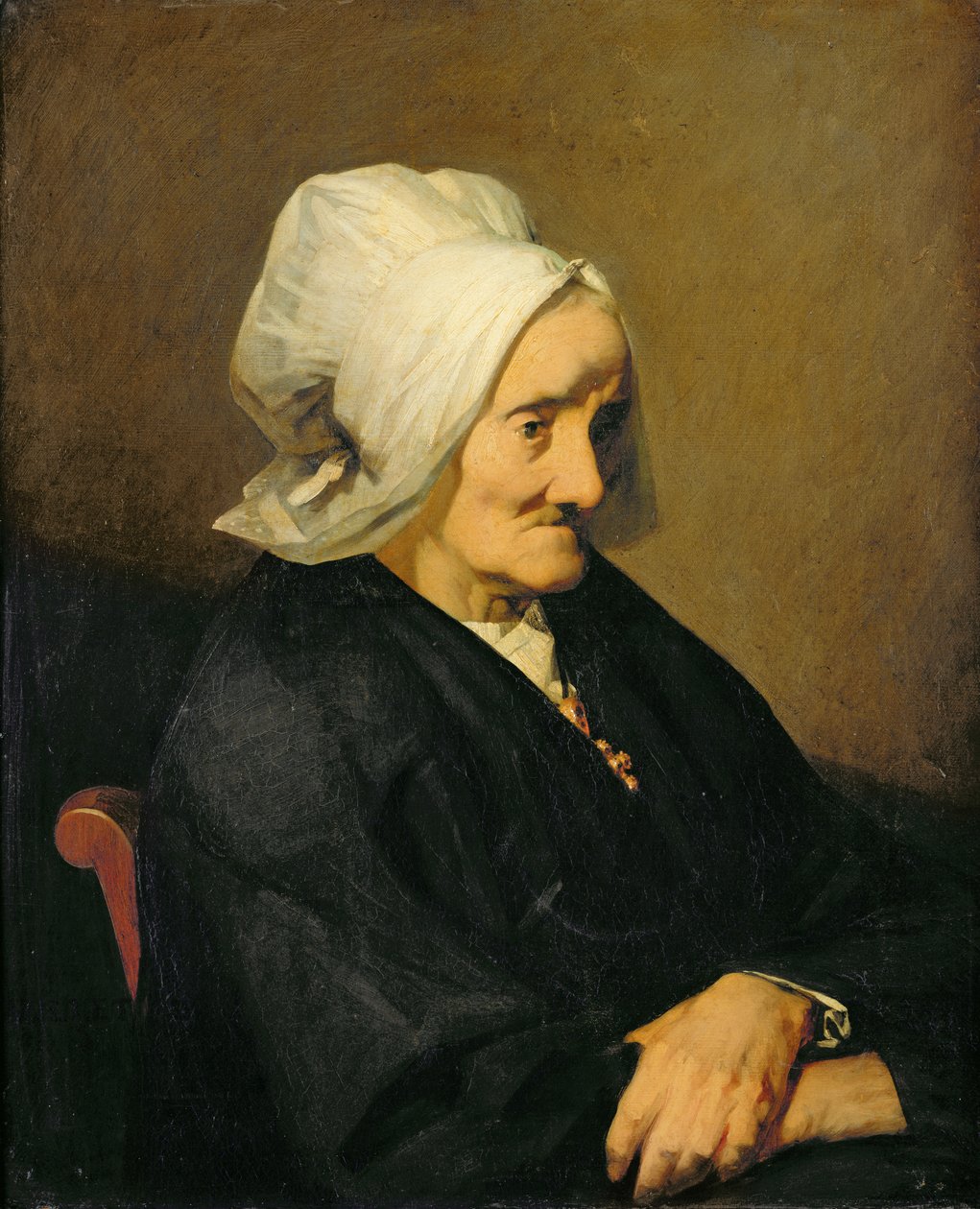 Ritratto della vedova Roumy da Jean Francois Millet