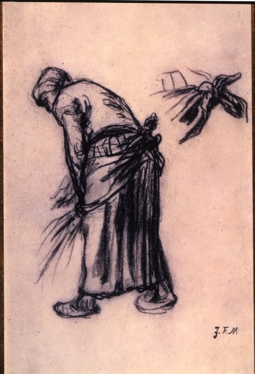 Studio di una spigolatrice da Jean Francois Millet