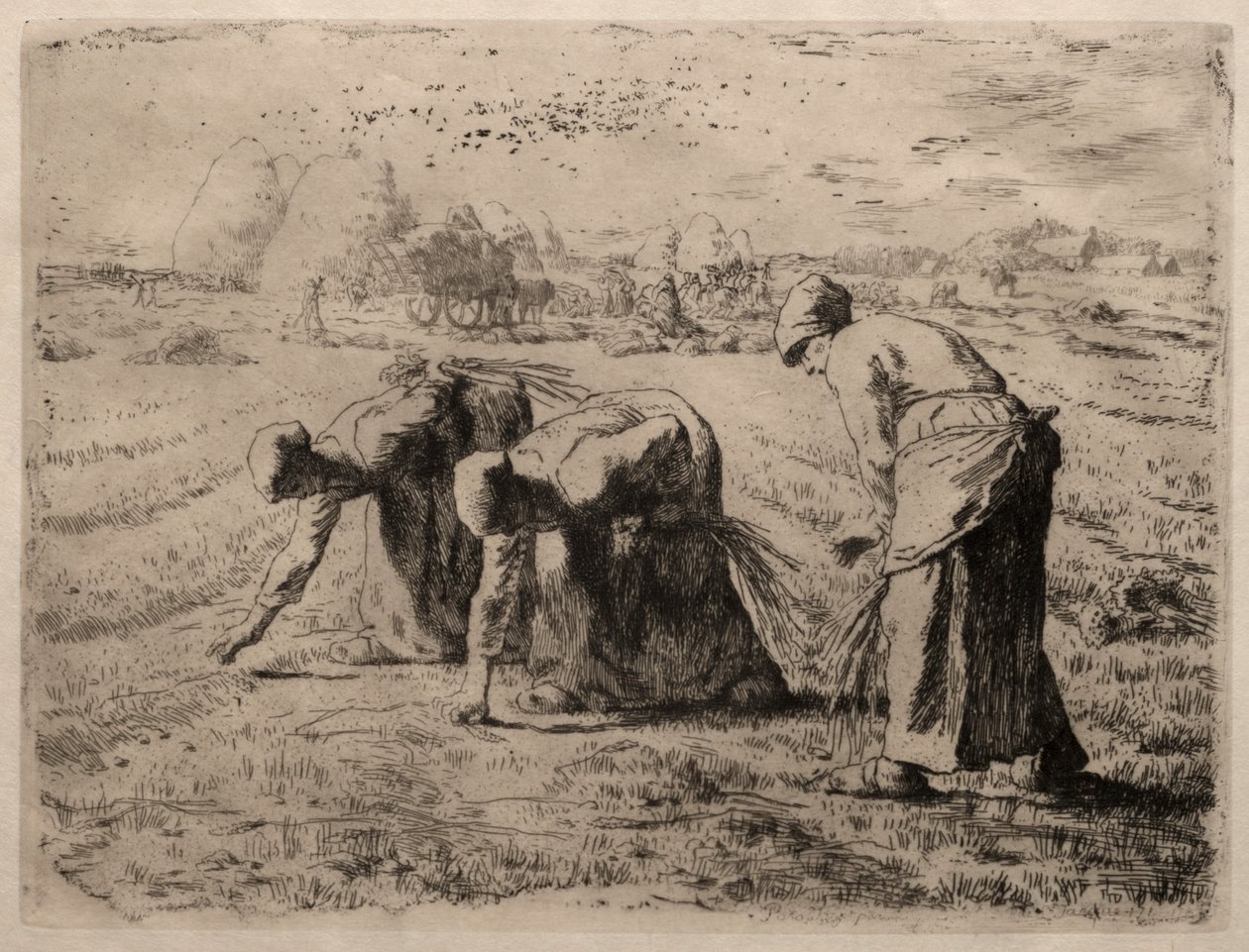 Le Spigolatrici da Jean Francois Millet