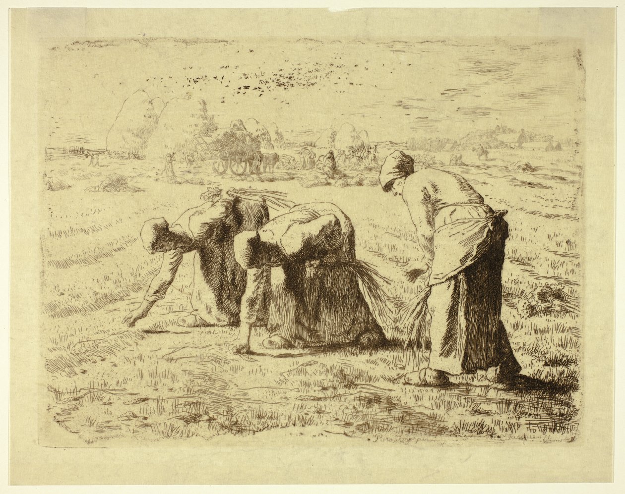 Le spigolatrici da Jean Francois Millet