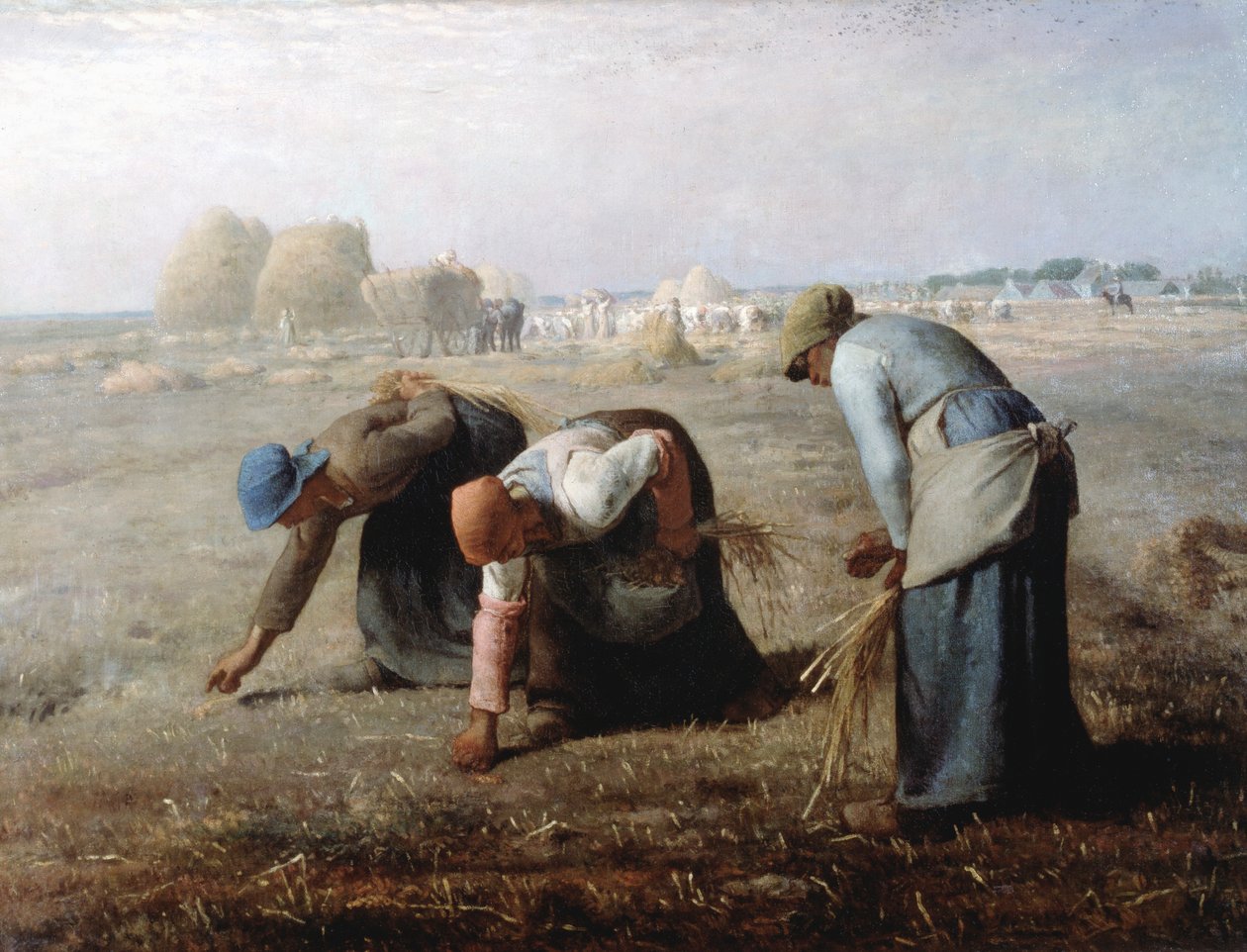 Le spigolatrici, 1857 da Jean Francois Millet