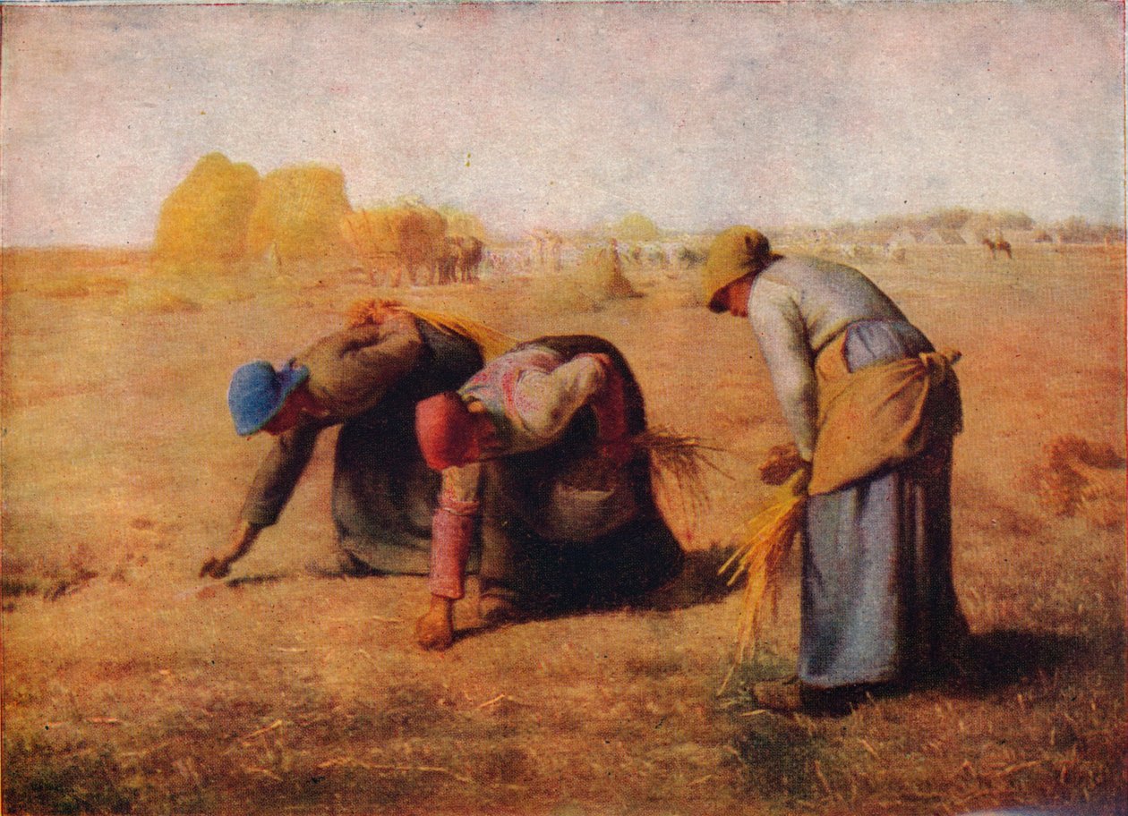 Le Spigolatrici, 1857, 1911 da Jean Francois Millet
