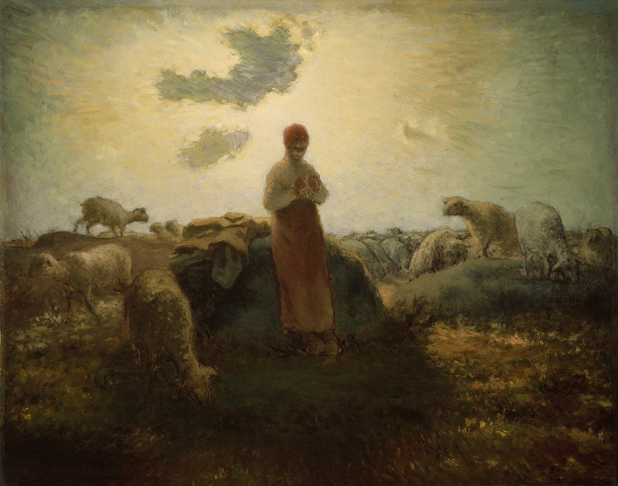 Il guardiano del gregge da Jean Francois Millet