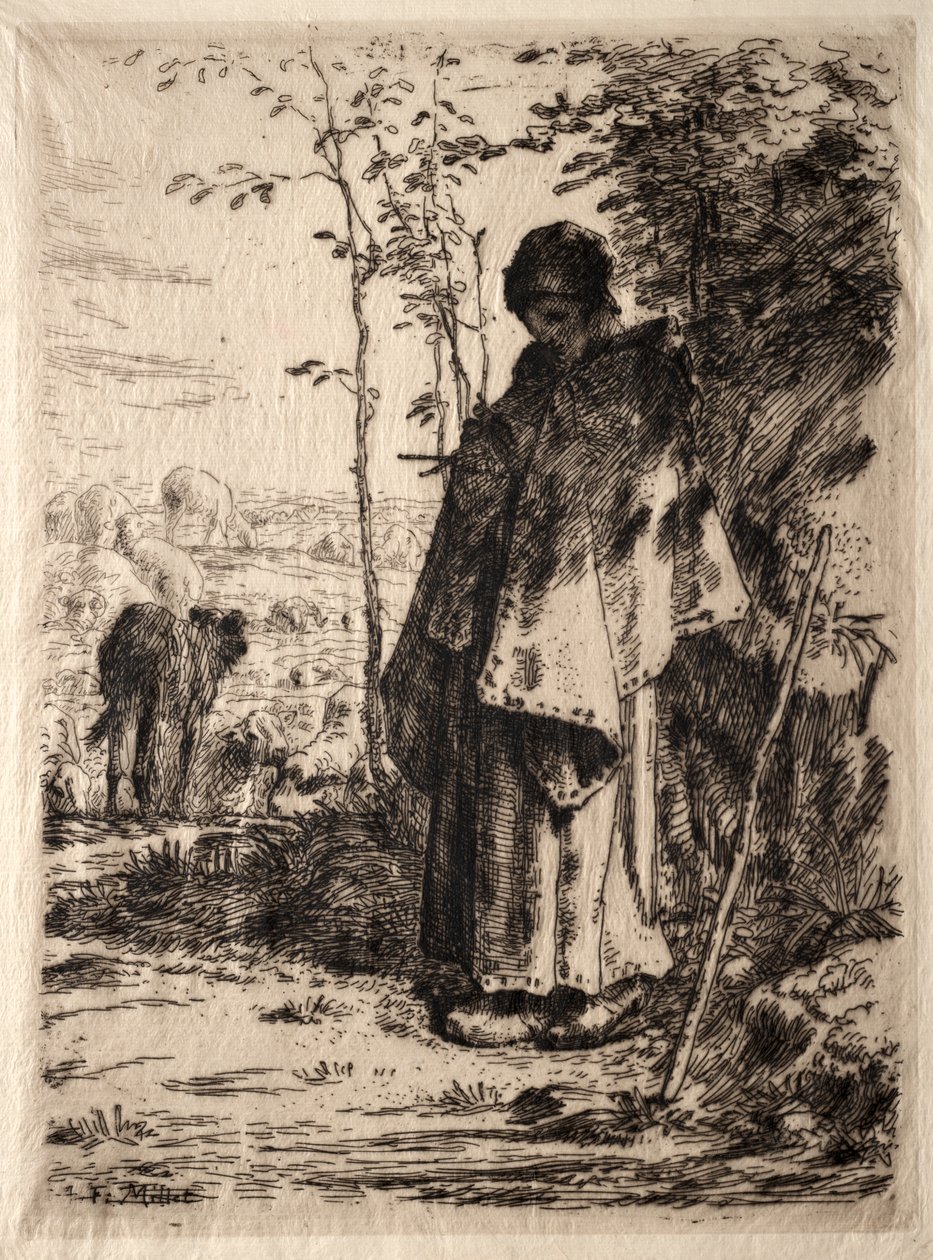 La Grande Pastorella da Jean Francois Millet