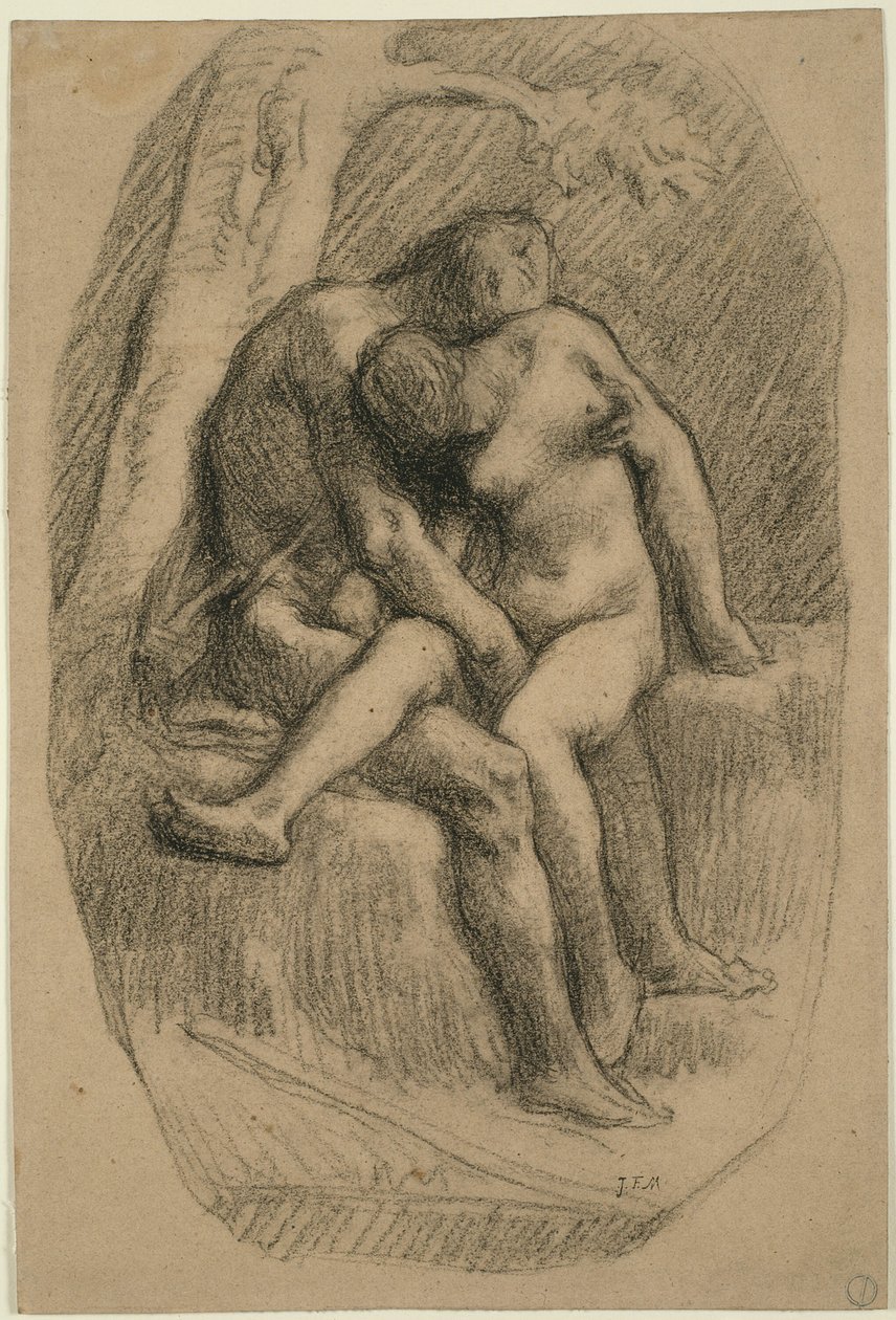 Gli Amanti da Jean Francois Millet