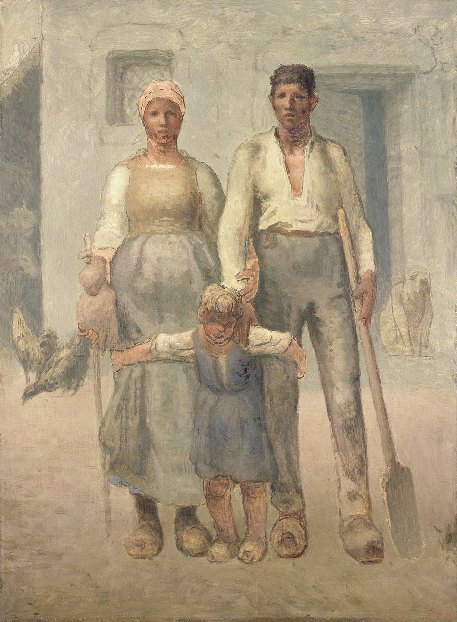 La Famiglia Contadina da Jean Francois Millet