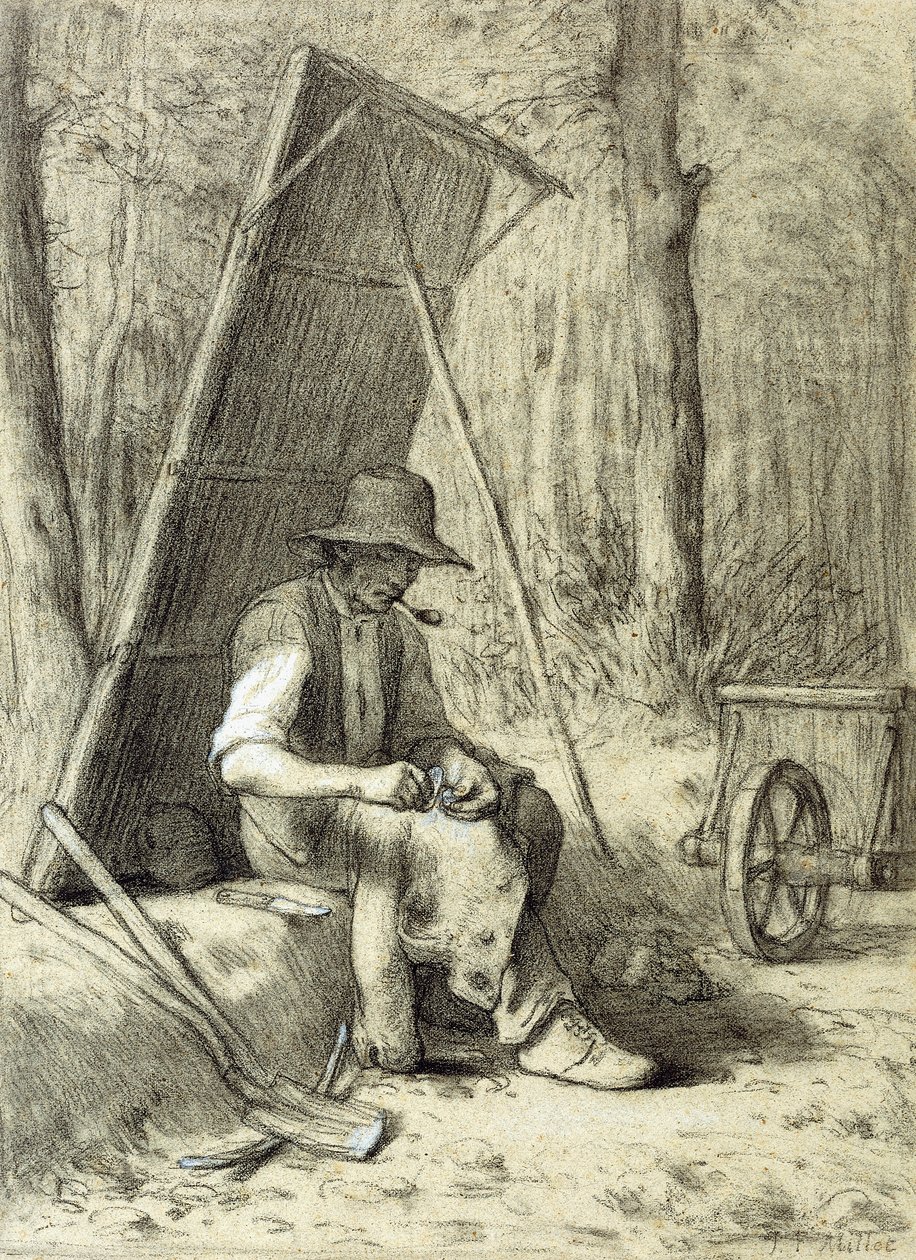 Il riparatore di strade da Jean Francois Millet