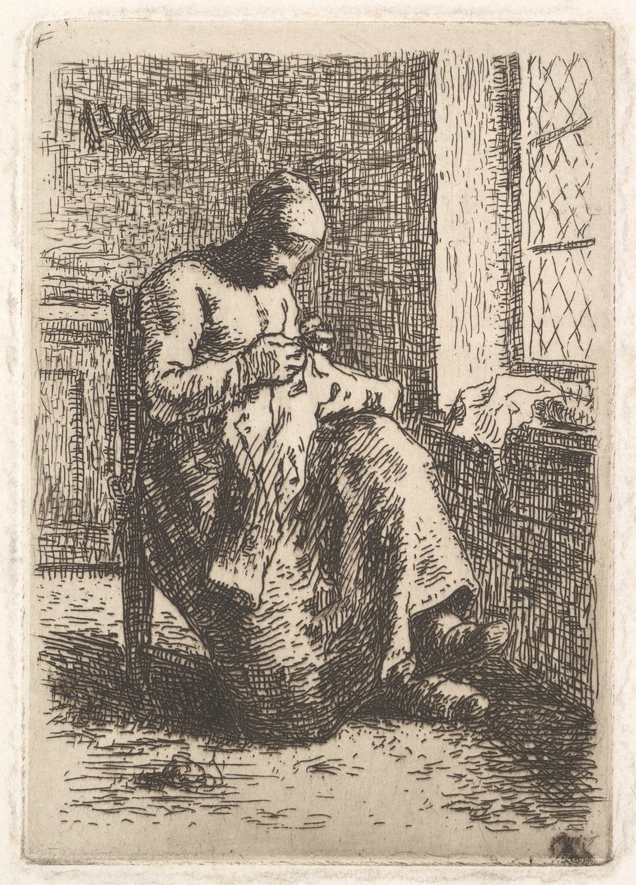 La sarta, 1853 da Jean Francois Millet