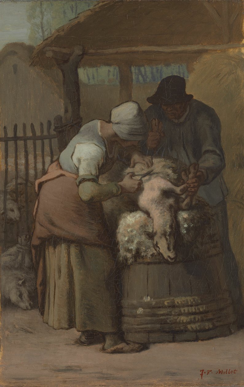 I mangiatori di pecore da Jean Francois Millet
