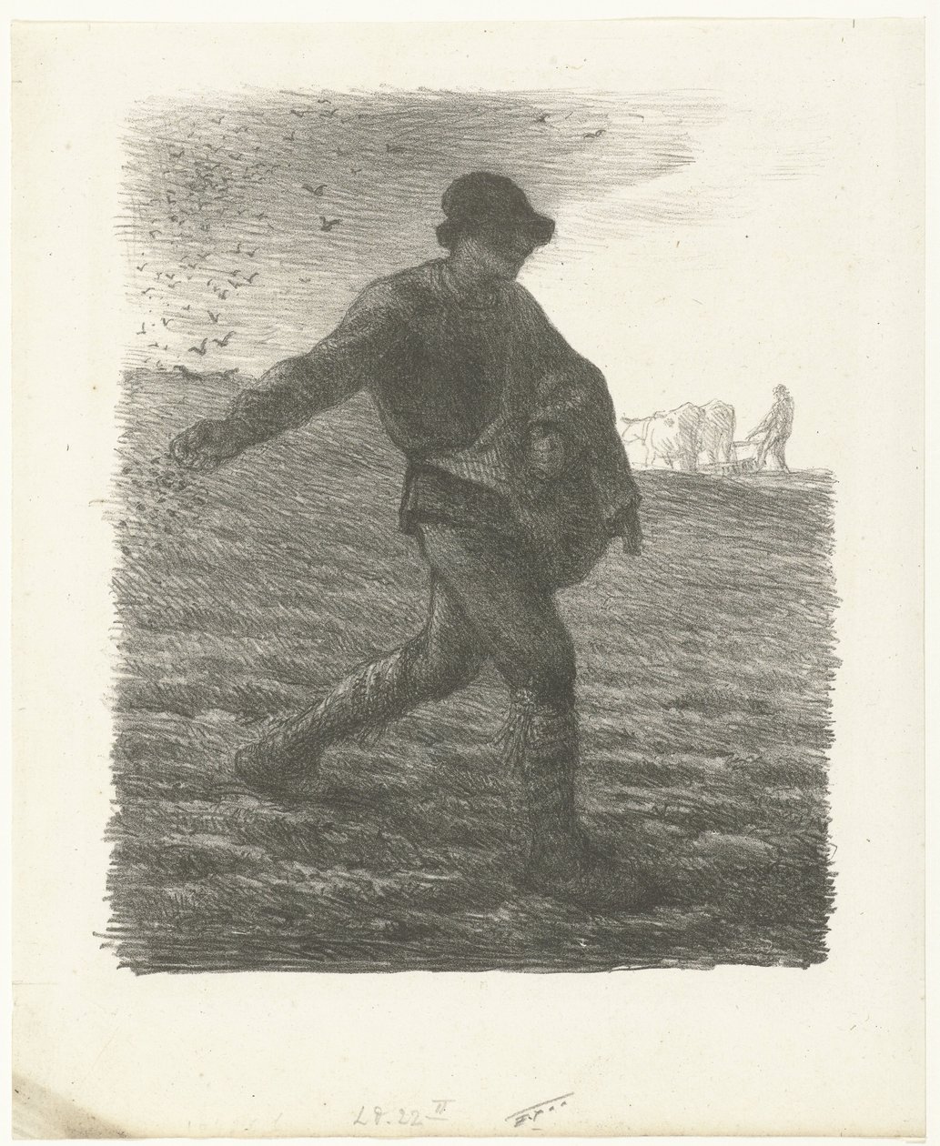 Il seminatore da Jean Francois Millet