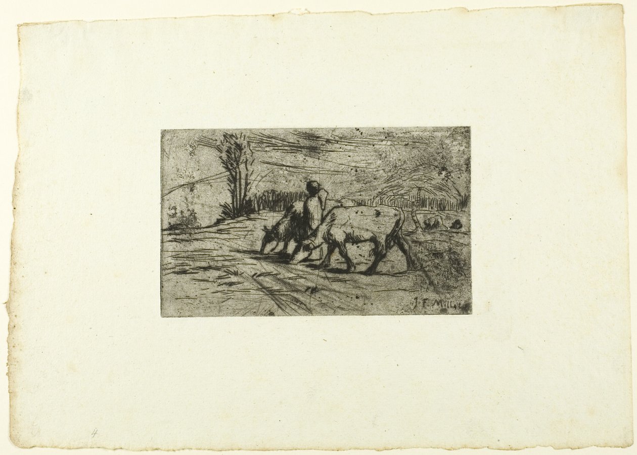 Le due mucche da Jean Francois Millet