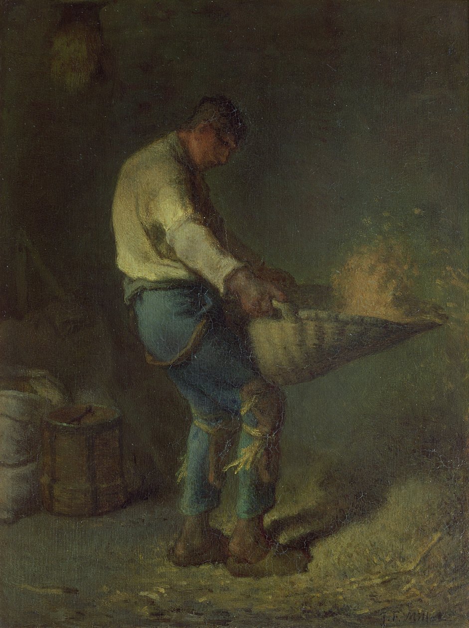 Il vagliatore da Jean Francois Millet