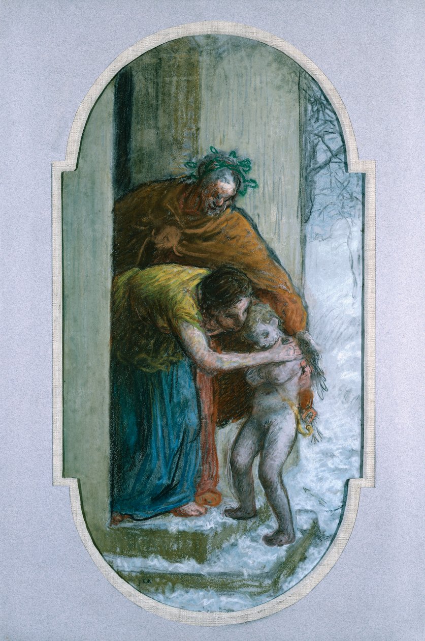 Inverno, c.1864 da Jean Francois Millet