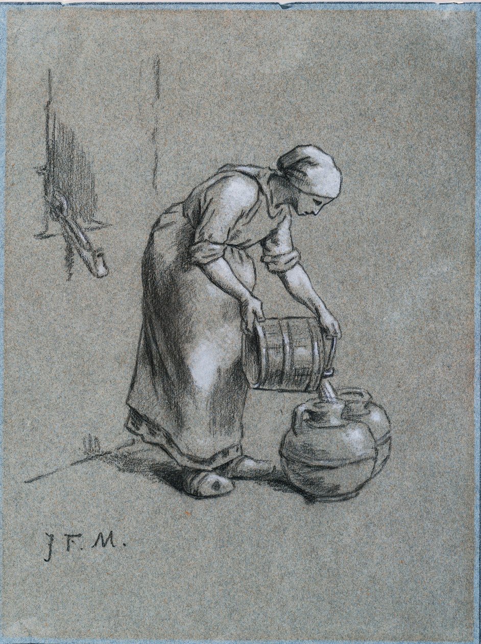 Donna al Pozzo da Jean Francois Millet