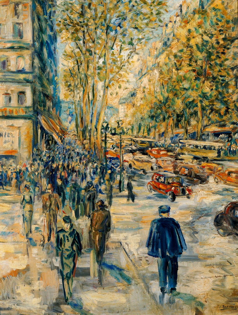 Champs Élysées da Jean Francois Raffaelli