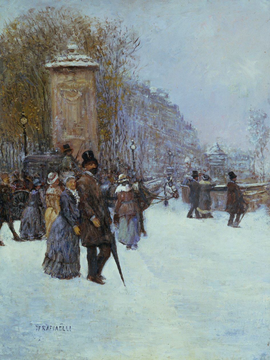 La passeggiata a Parigi da Jean Francois Raffaelli