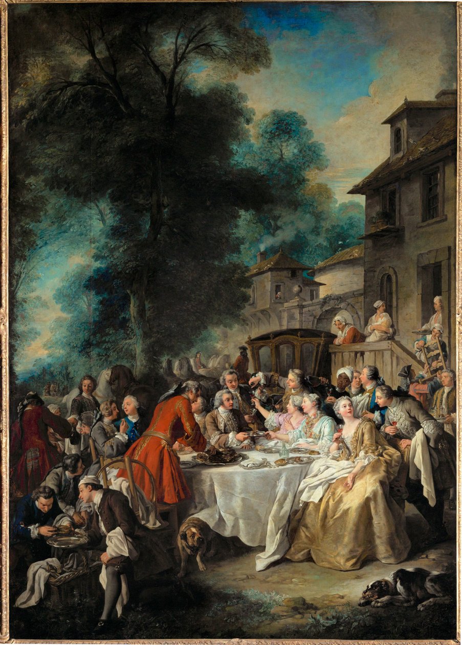 Un pranzo di caccia ... da Jean François de Troy