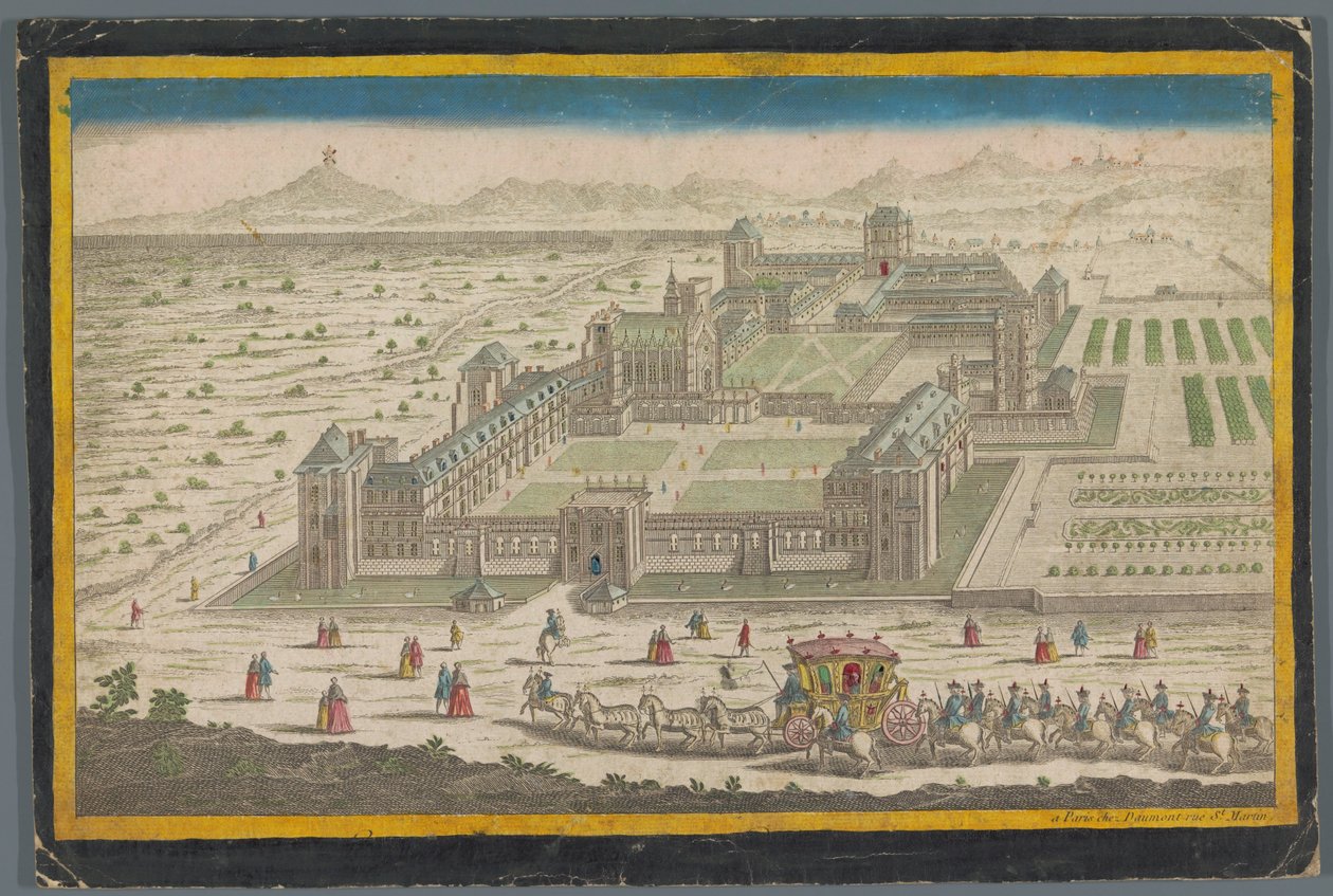 Veduta del castello di Vincennes da Jean François Daumont